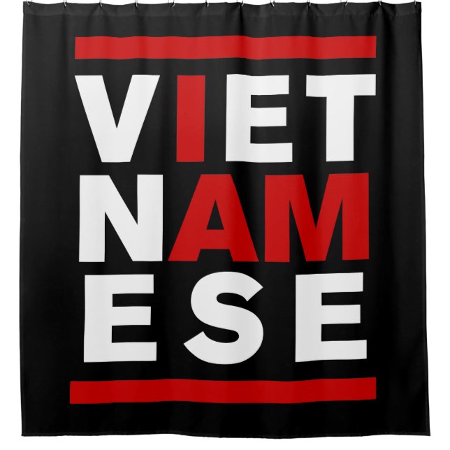 I AM VIETNAMESE SHOWER CURTAIN (Front)