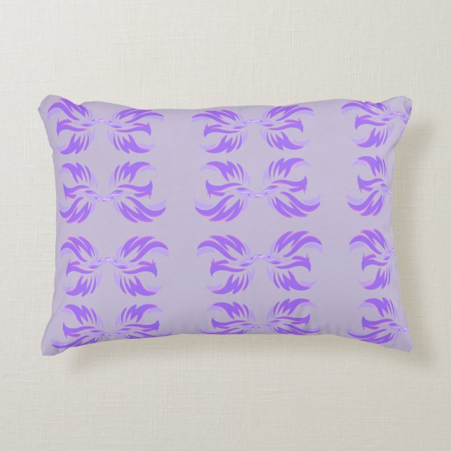I Am Violet Flame Fire Bird Rising  Decorative Cushion (Front)