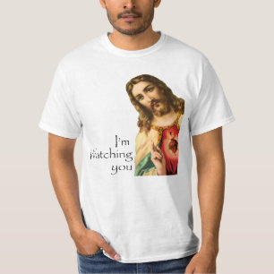 I Am Watching You Funny Jesus T-Shirt