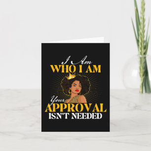 I Am Who I Am - Mlk Day Black History African Root Card