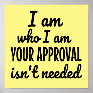 I am who I am Poster