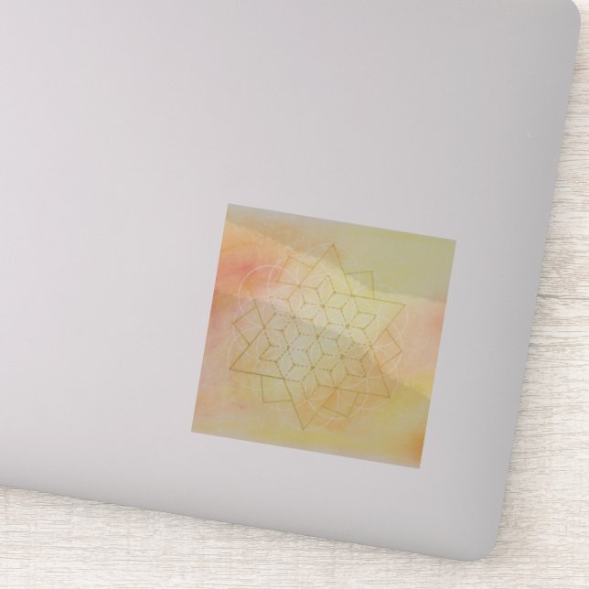 I AM WHOLE Vinyl transparant sticker (Detail)