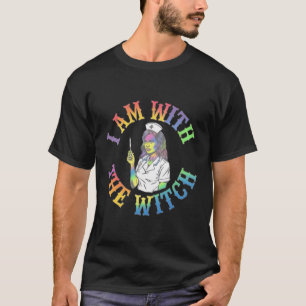 I Am With the Witch - Spooky & Mystical Halloween T-Shirt