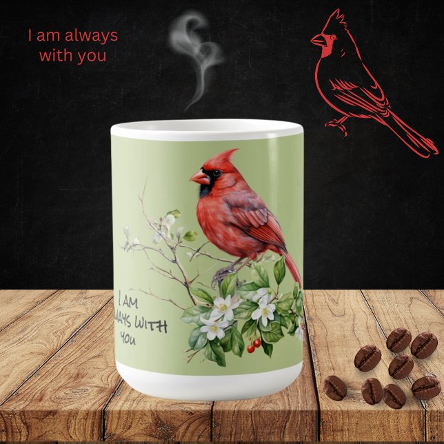 I am with you always Cardinal Bird Coffee Mug (Creator Uploaded)