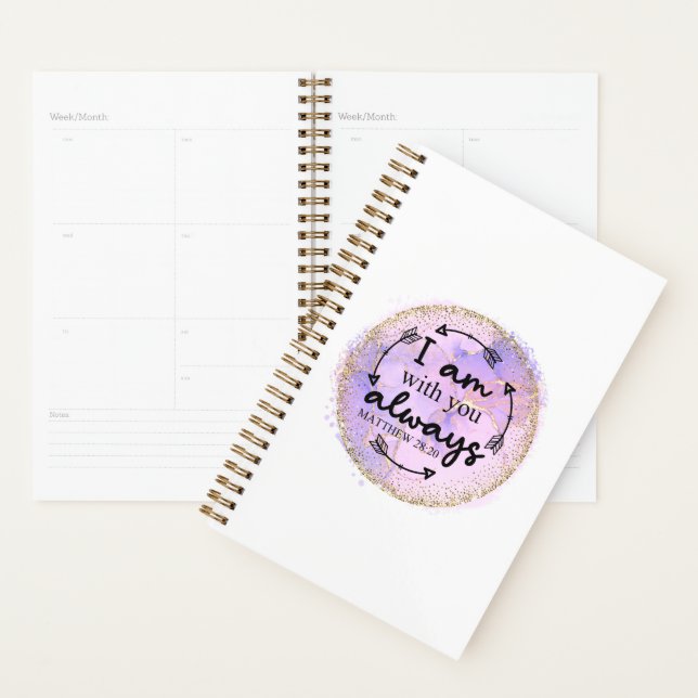 I Am With You Always Planner (Display)