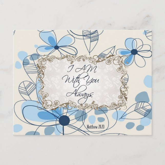 "I Am With You Always" - Postcard (Front)