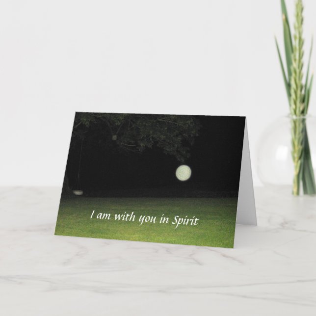 "I am with you in Spirit" Card (Front)