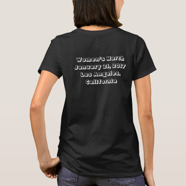 I Am Woman - Hear Me Roar! T-Shirt (Back)