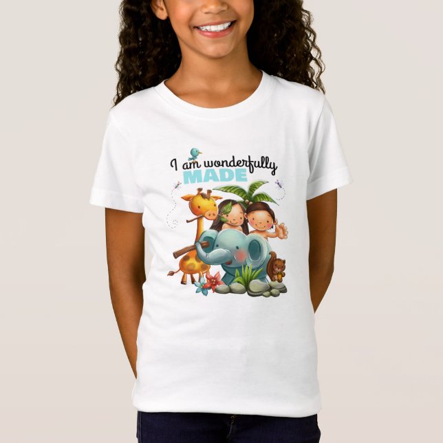 I am wonderfully made kid T-shirt (Front)