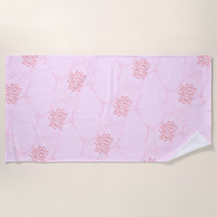 I am worthy of good things  beach towel