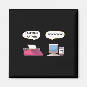 I Am Your Father Computer Funny Gamer Geek Nerd Magnet