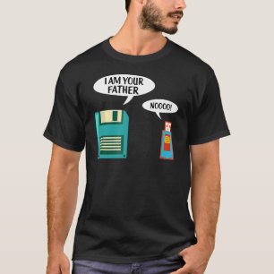 I Am Your Father Usb Floppy Disc It Computer Geek T-Shirt