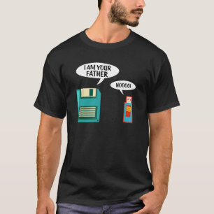 I Am Your Father Usb Floppy Disc It Computer Geek T-Shirt