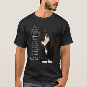 I Am Your Friend Your Partner You Tuxedo Cat T-Shirt
