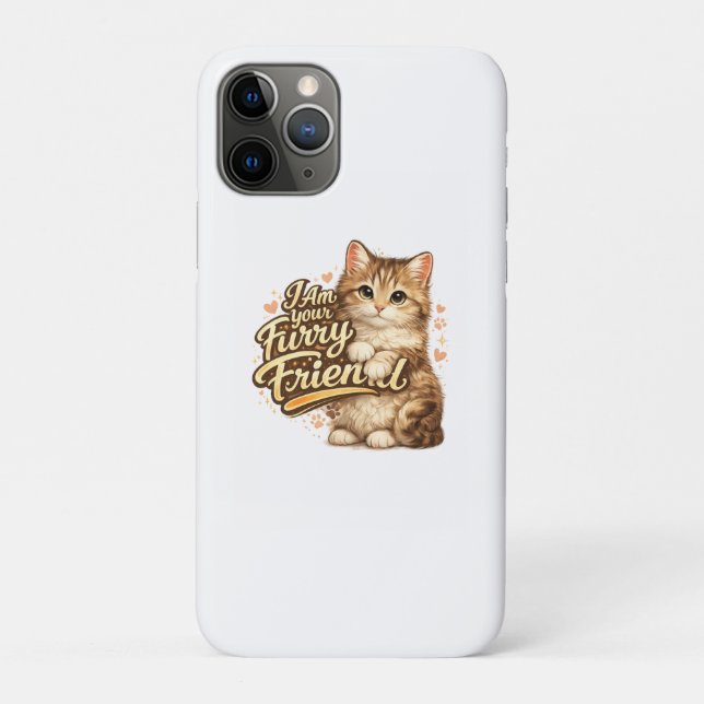 I Am Your Furry Friend Cat Design Case-Mate iPhone Case (Back)