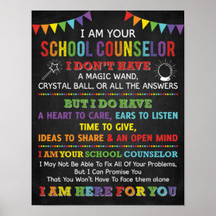 I Am Your School Counsellor Poster