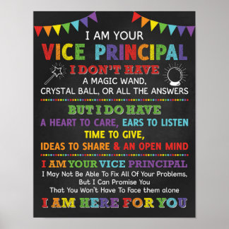 I Am Your Vice Principal Poster