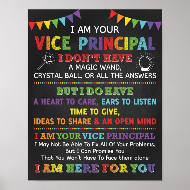 I Am Your Vice Principal Poster (Front)