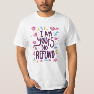 I am Yours No Refund T-Shirt