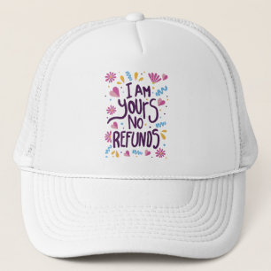 I am Yours No Refunds Trucker Hat