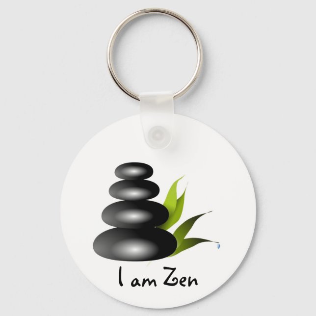 I am Zen Key Ring (Front)