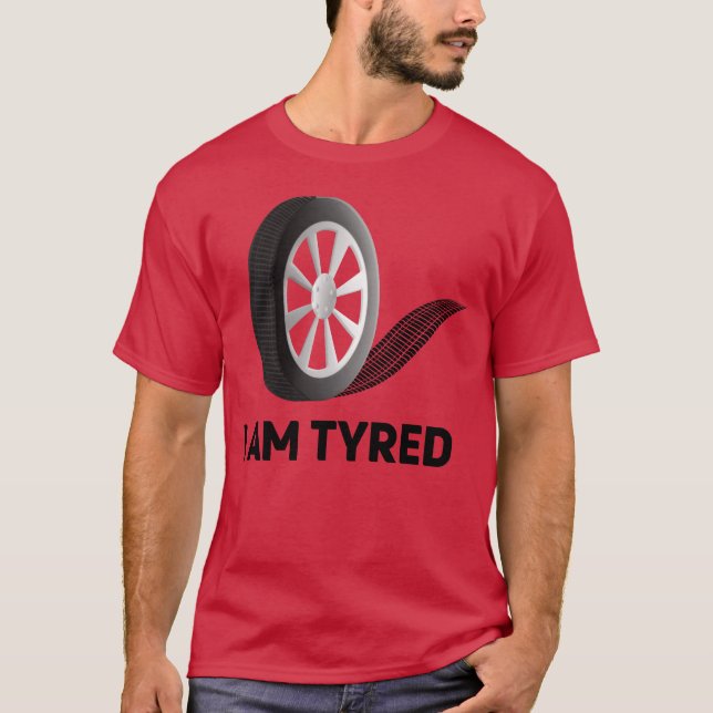 I amyredired Punny Meme Design T-Shirt (Front)