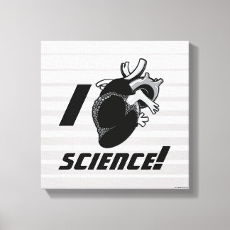 I (Anatomical Heart) Science Canvas Print