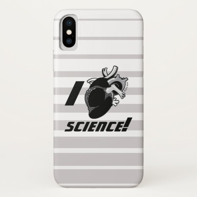 I (Anatomical Heart) Science Case-Mate iPhone Case (Back)