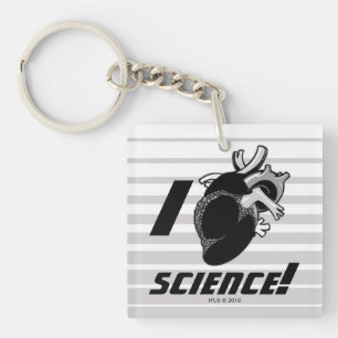 I (Anatomical Heart) Science Key Ring