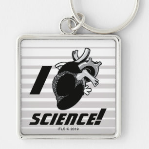 I (Anatomical Heart) Science Key Ring
