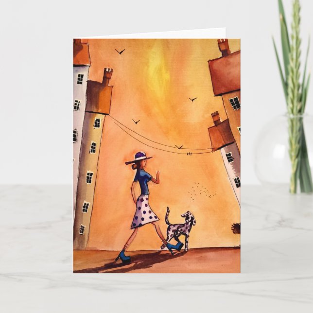 I and the Dalmatian Card (Front)