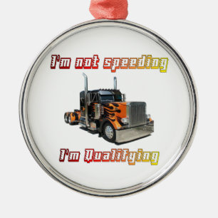 I'm not speeding metal tree decoration