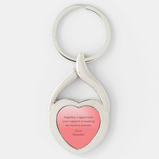 I appreciate you key ring (Front)
