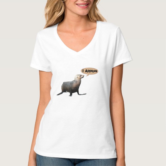 I Approve Seal  T-Shirt (Front)