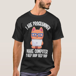 I Are Programmer Cat Engineer Coder Software Deve T-Shirt
