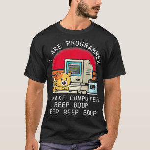 I Are Programmer Retro Cat Premium T-Shirt