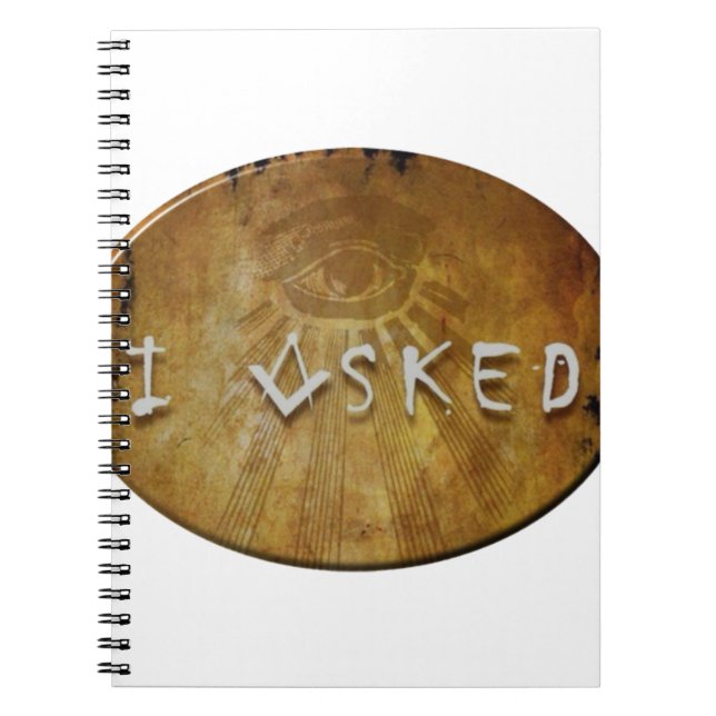 I asked Free Mason Notebook (Front)