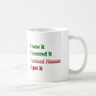 I Asked Nonno Coffee Mug