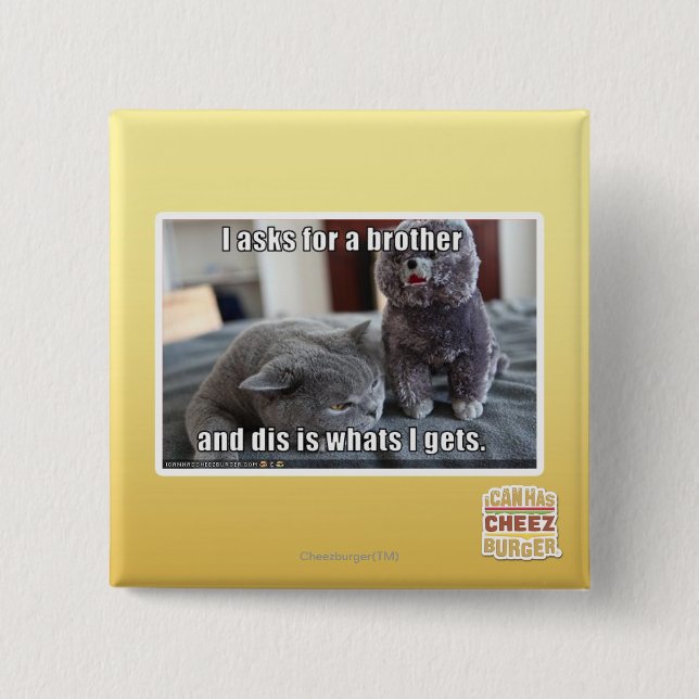I asks for a brother 15 cm square badge (Front)