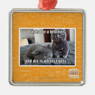I asks for a brother metal tree decoration