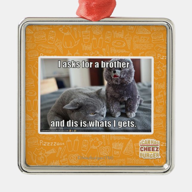 I asks for a brother metal tree decoration (Front)