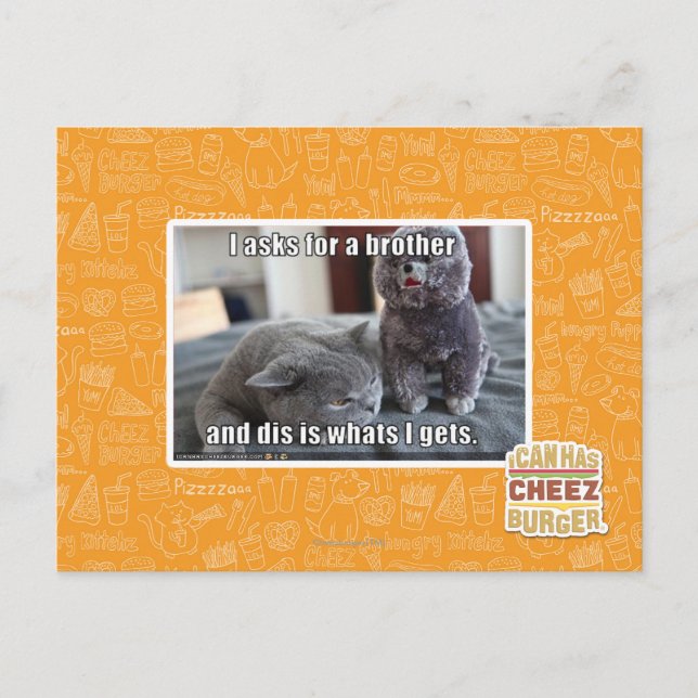 I asks for a brother postcard (Front)