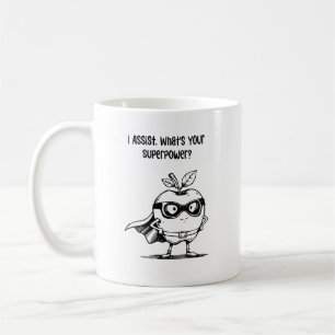 I Assist Superpower Classroom Support Hero Coffee Mug