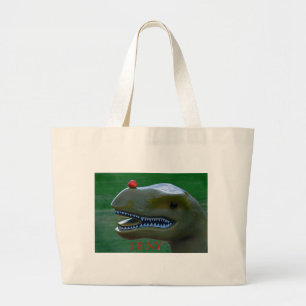 I Ate New York Large Tote Bag