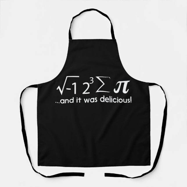 I Ate Some Pi  8 sum pie teacher math T Shirt Apron (Front)