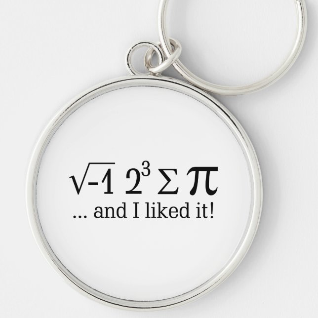 I ate some pie and I liked it Key Ring (Front)
