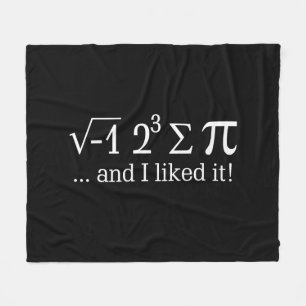 I ate some pie and I liked it on Black Fleece Blanket