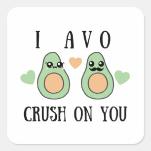I Avo Crush On You Sticker