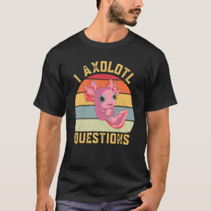 I Axolotl Questions  Axolotl Retro Vintage Kids Yo T-Shirt