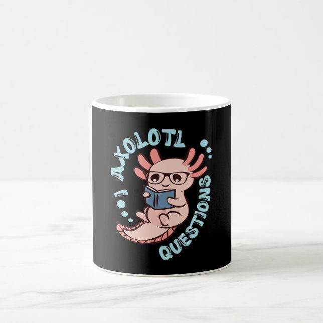 I Axolotl Questions Coffee Mug (Center)